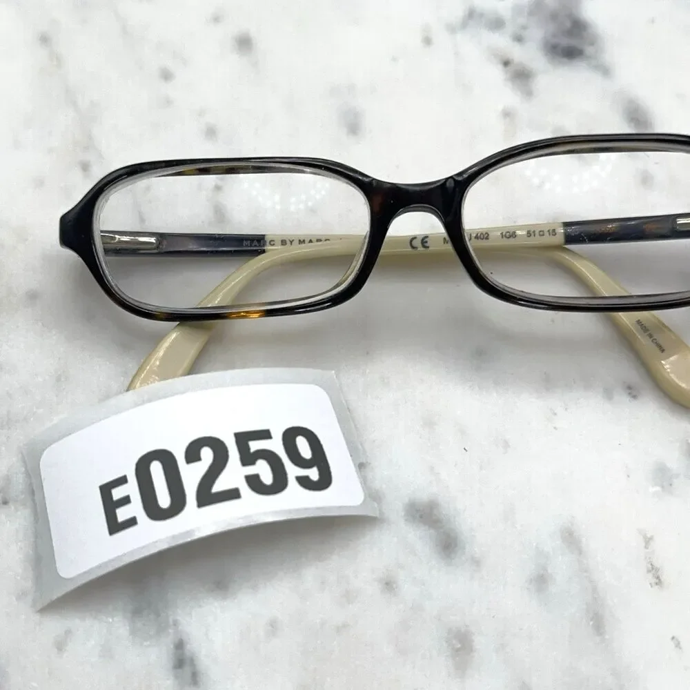 MARC BY MARC JACOBS MMJ 402 1G6 Tortoise/Beige Eyeglasses Frames Only 51-15-130